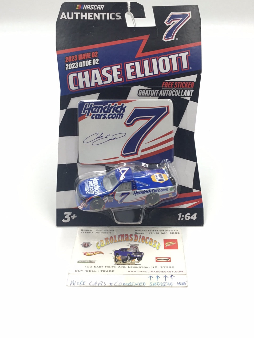 2023 nascar authentics wave 2 Chase Elliot KK4 carolinasdiecast