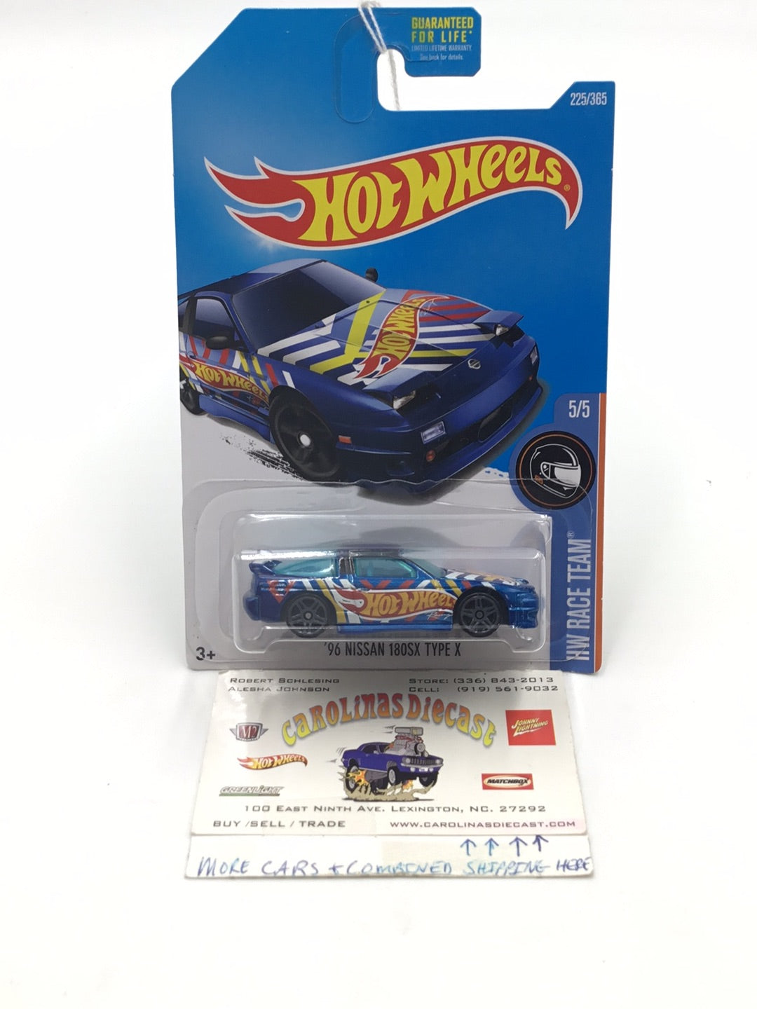 2017 hot wheels #225 96 Nissan 180SX Type X PP5 – carolinasdiecast