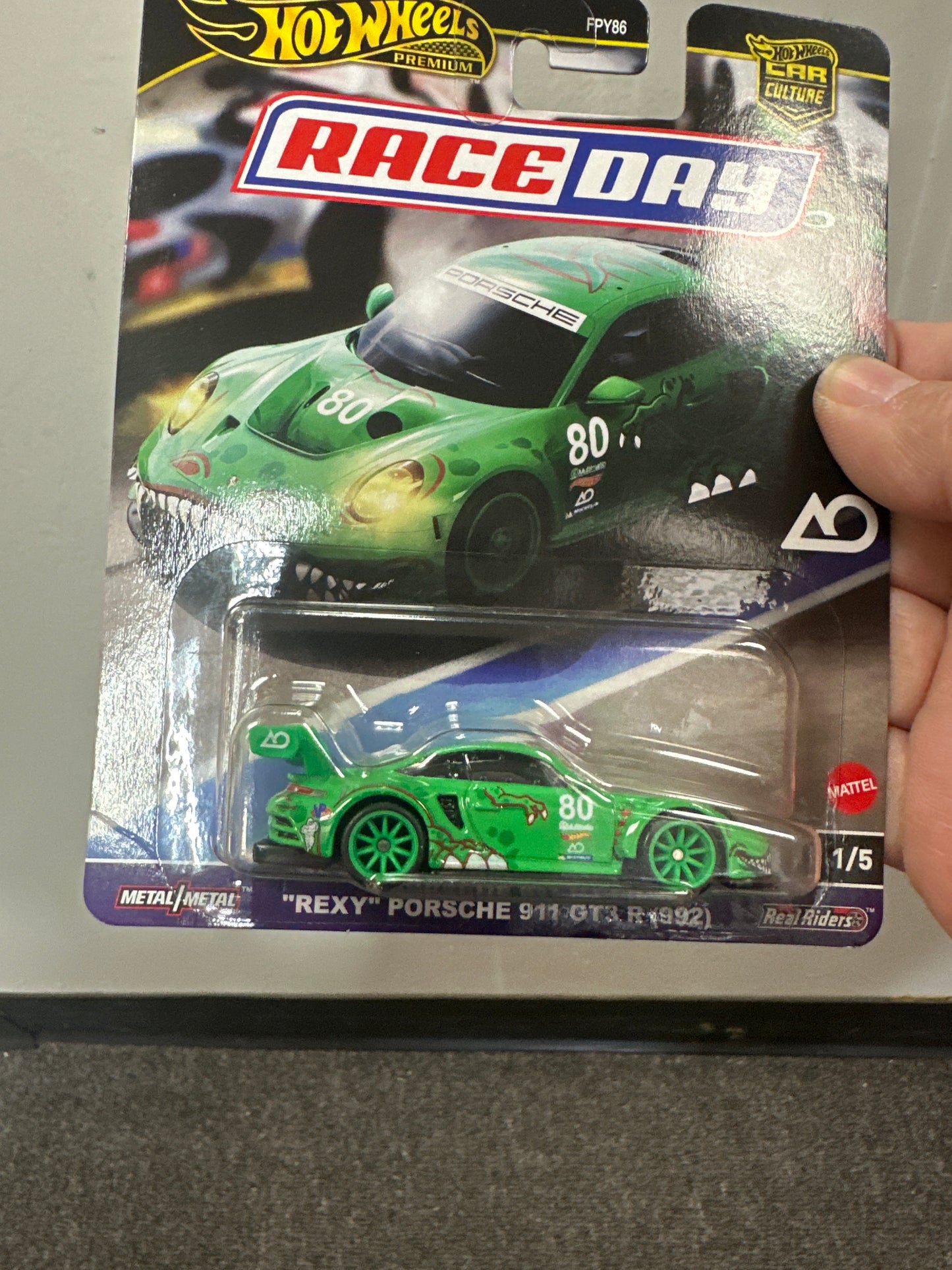 2024 HW Gold Label Premium Race Day #1 Rexy Porsche 911 GT3 R 992 Green see description 243C