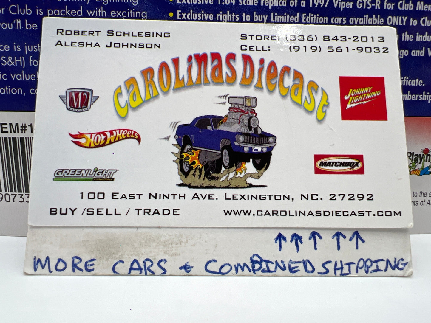 Johnny Lightning White Lightning Chase Topper Series Custom Dragster Dark Orange