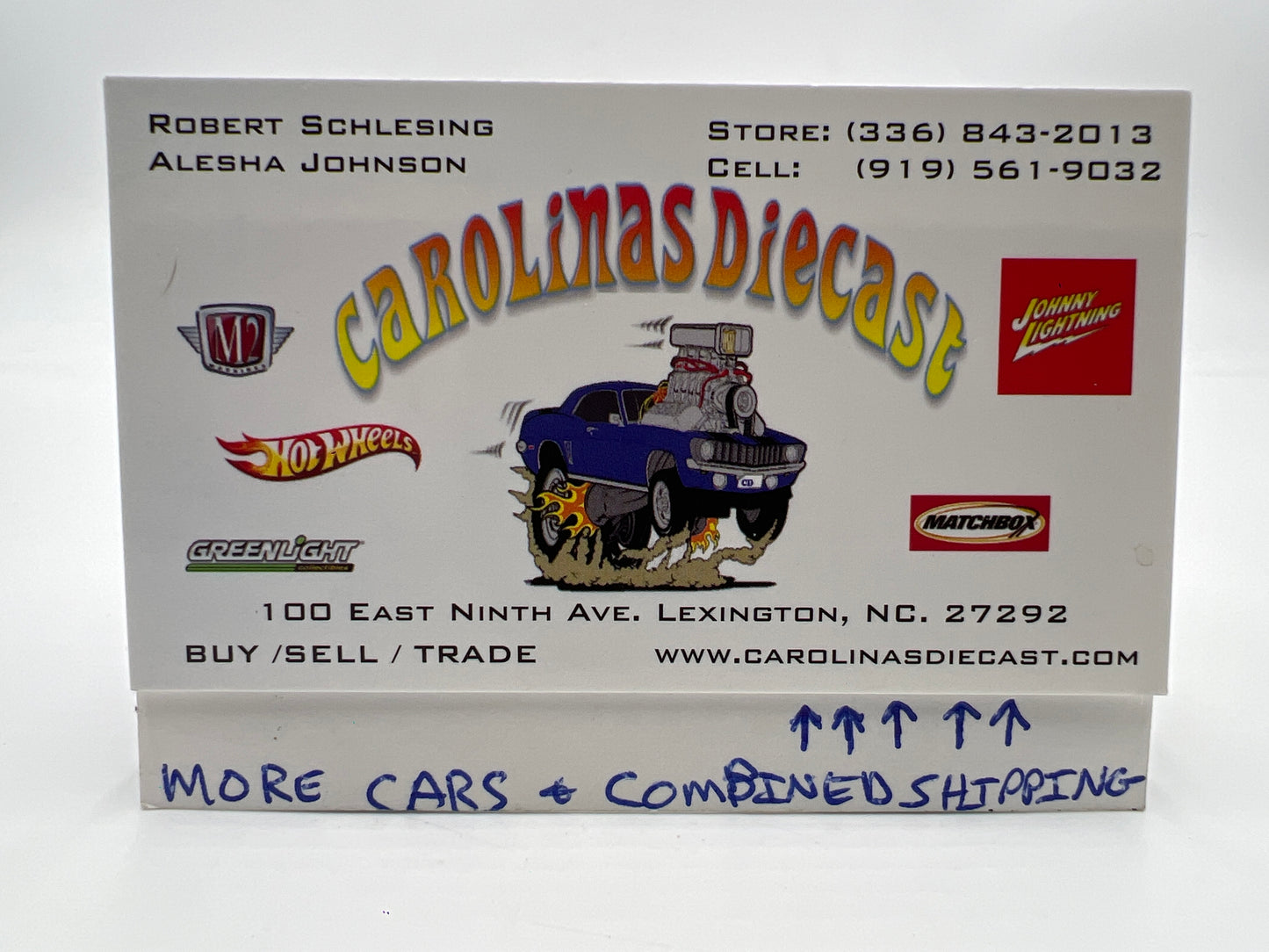 Hot Wheels 1:64 Monster Jam Small Wheel/Metal Base Blue Thunder Loose