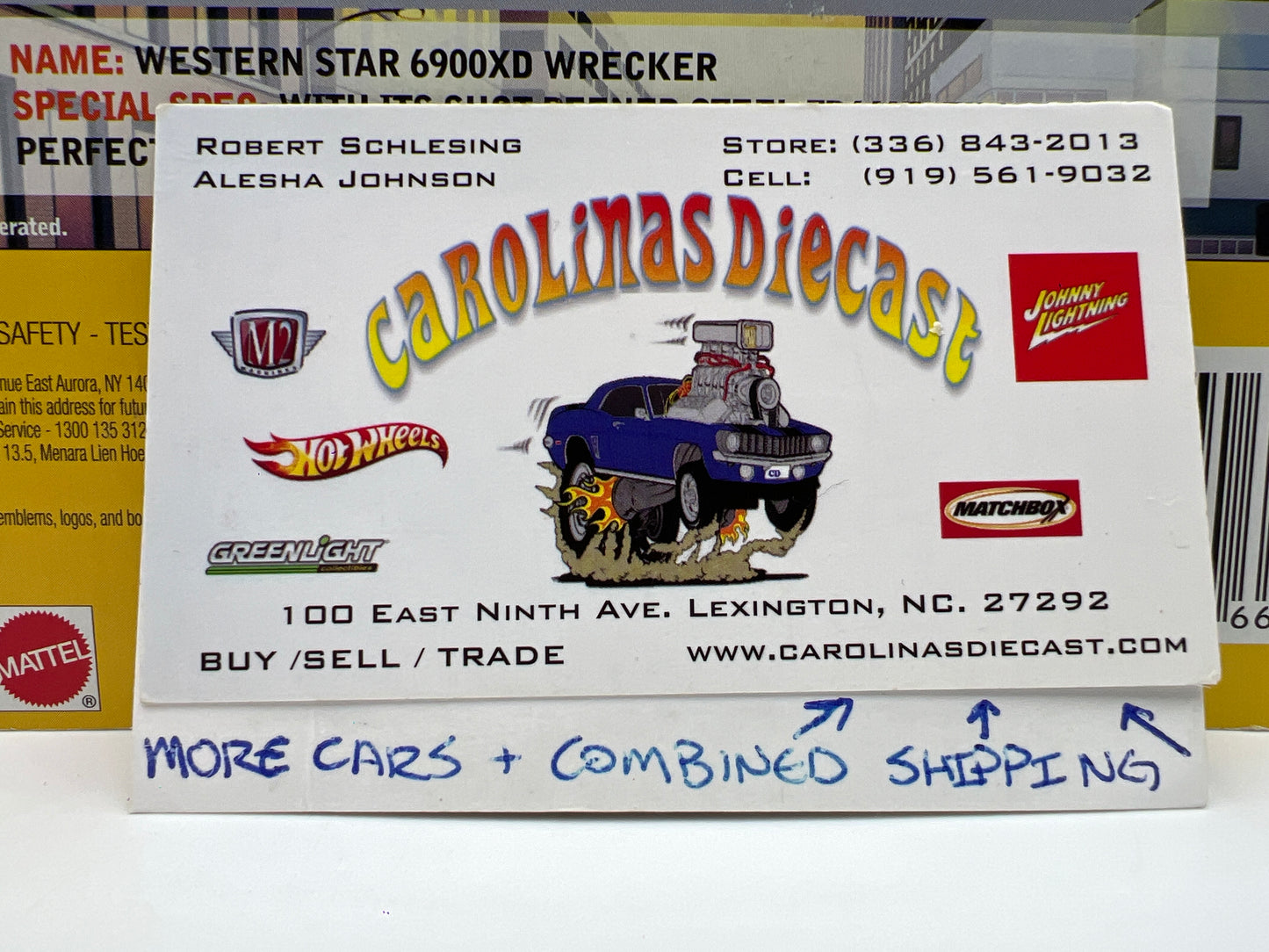 Matchbox Real Working Rigs Western Star 6900XD Wrecker Black