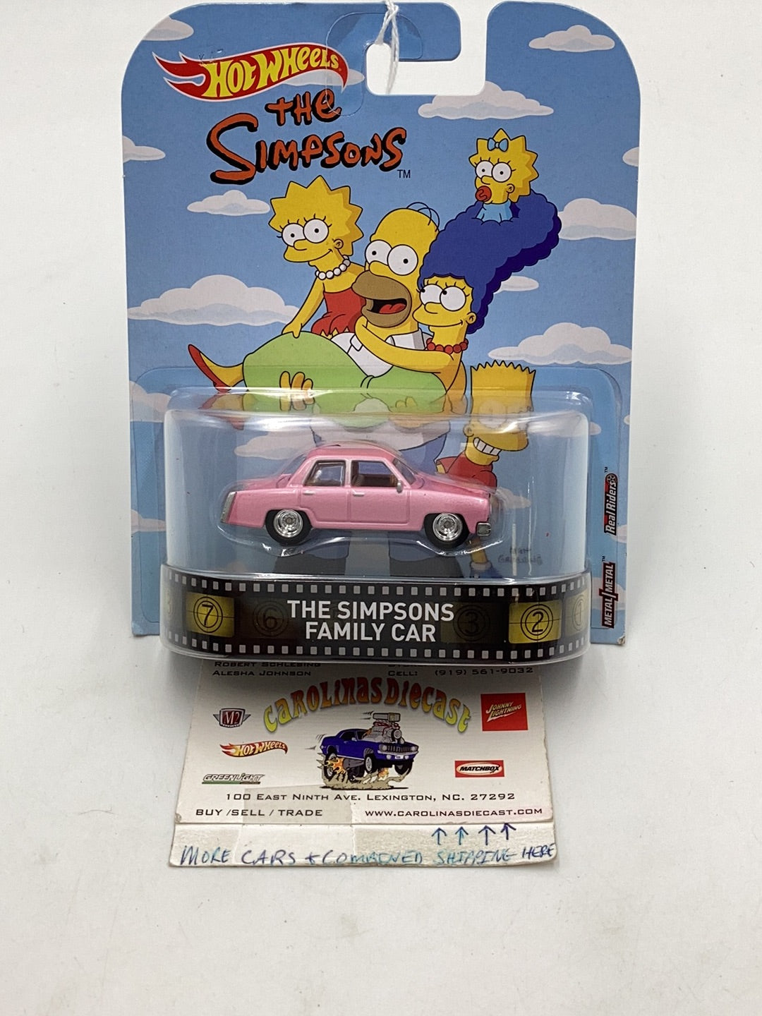 Hot Wheels The Homer CAR Retro Entertainment Series The Simpsons 1