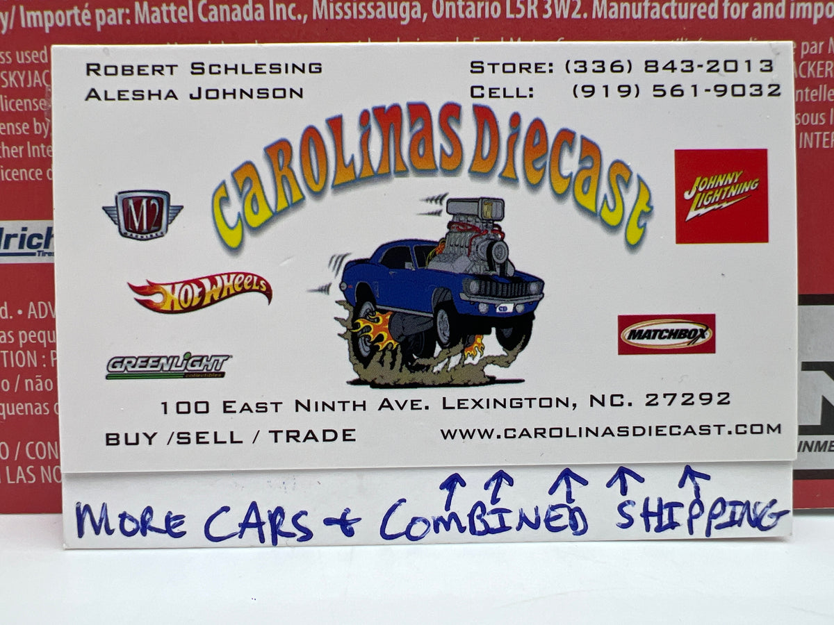 Matchbox Convoys #2 Tesla Semi/Box Trailer & Tesla Model S Red Card Not Perfect