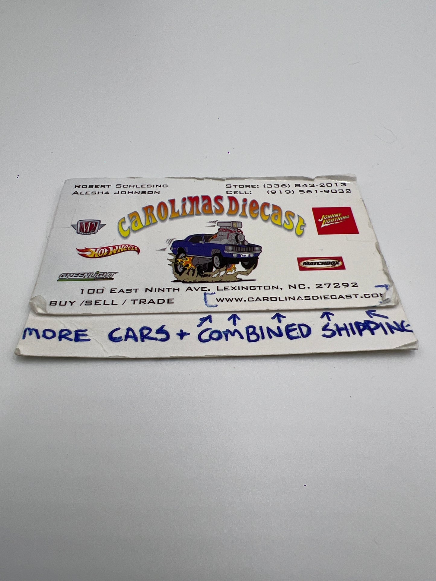 Johnny Lightning Storage Tin Release 1 Version A 1987 Chevy Monte Carlo SS White 1/2500