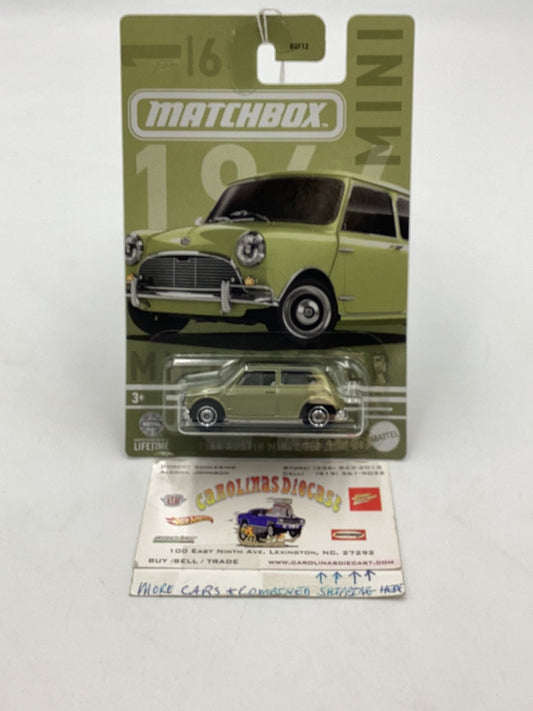 2024 Matchbox 1964 Austin Mini Cooper 1/6 Walmart Exclusive 161J