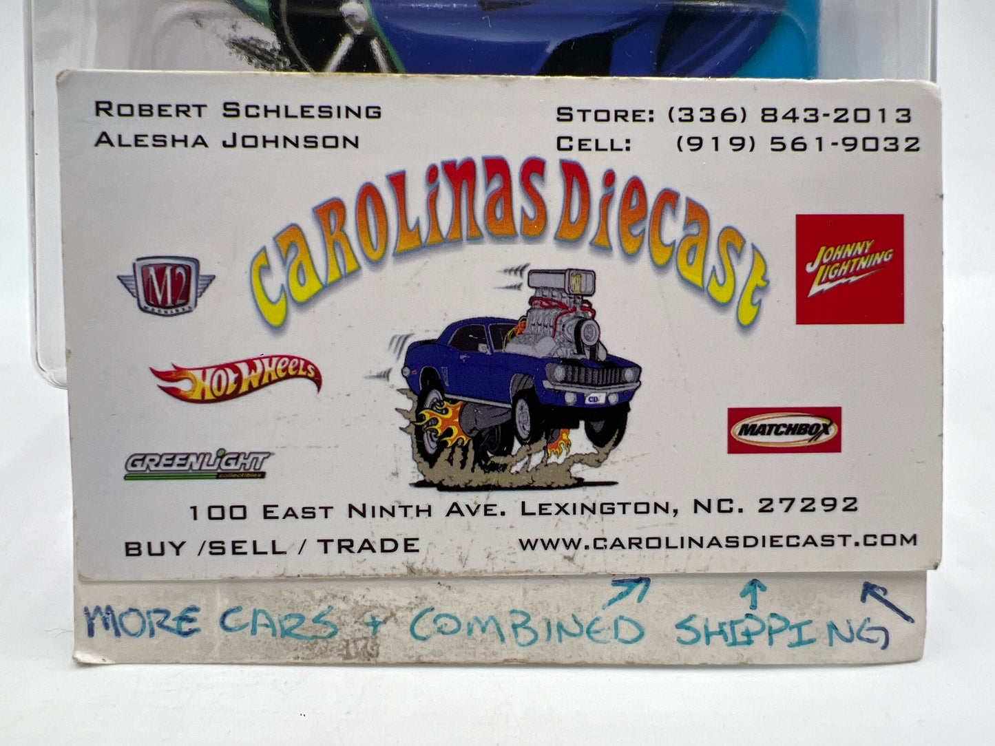 2014 Hot Wheels City #22 Toyota Supra Falken Blue/Green W/Protector