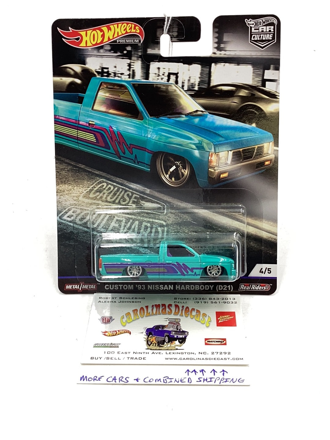 Hot Wheels 2020 '93 good Nissan D21 Hardbody Custom