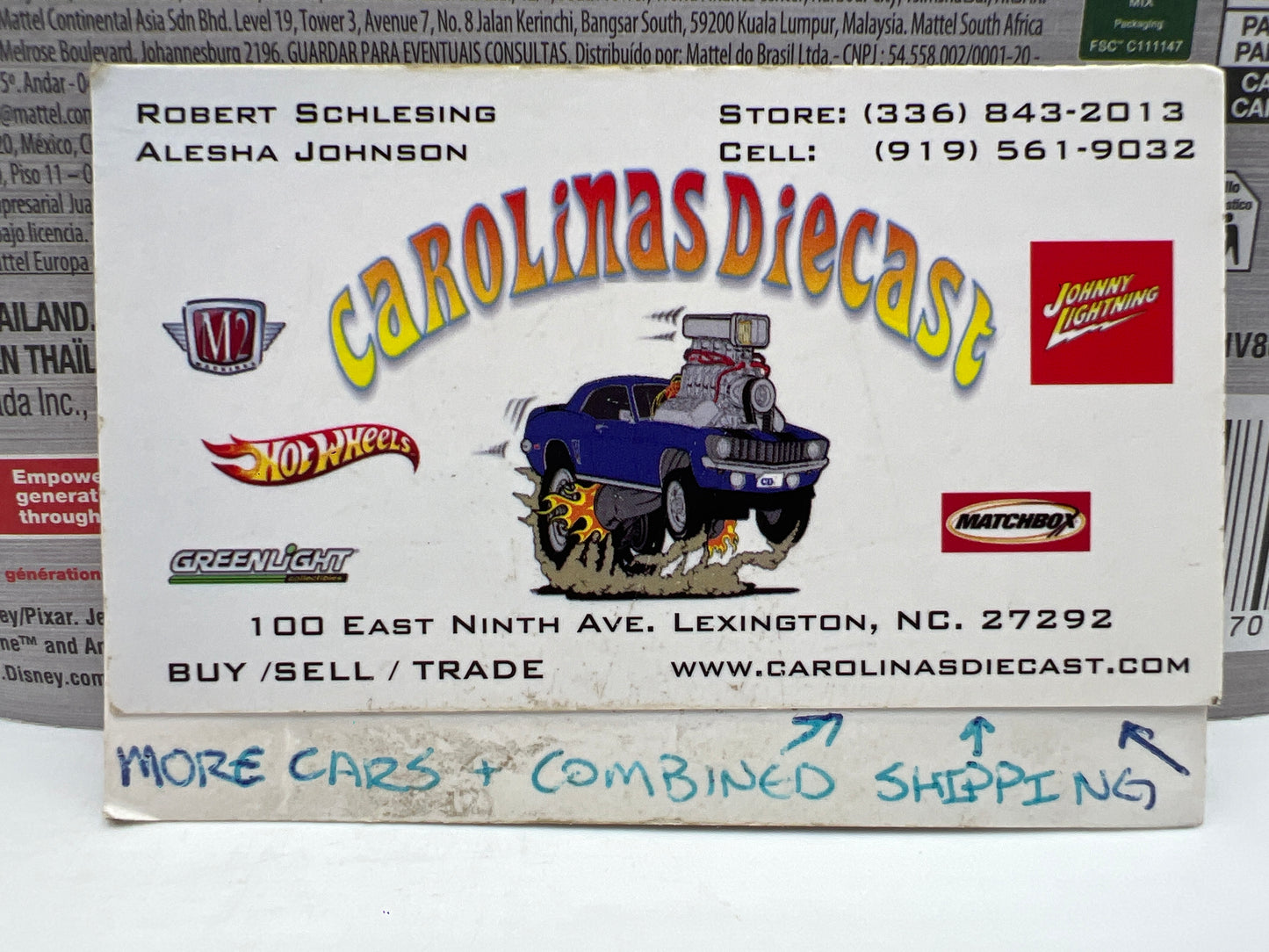 Disney Pixar Cars Eugene Carbureski #36 142H