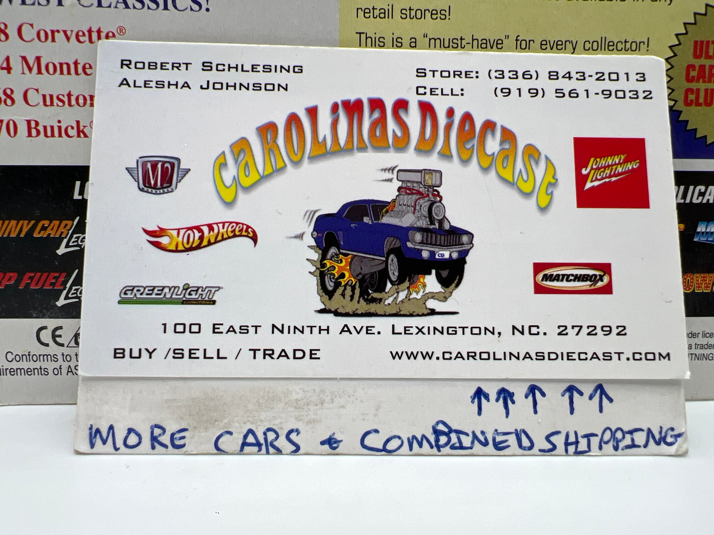 Johnny Lightning White Lightning Chase Classic Gold Collection #16 1984 Monte Carlo SS Purple