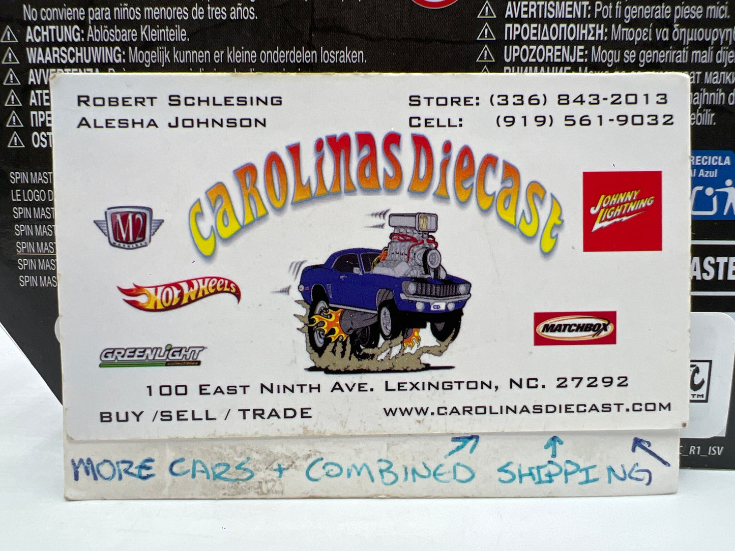 Monster Jam Series 1 Megalodon Blue W/Clear Tires 126E