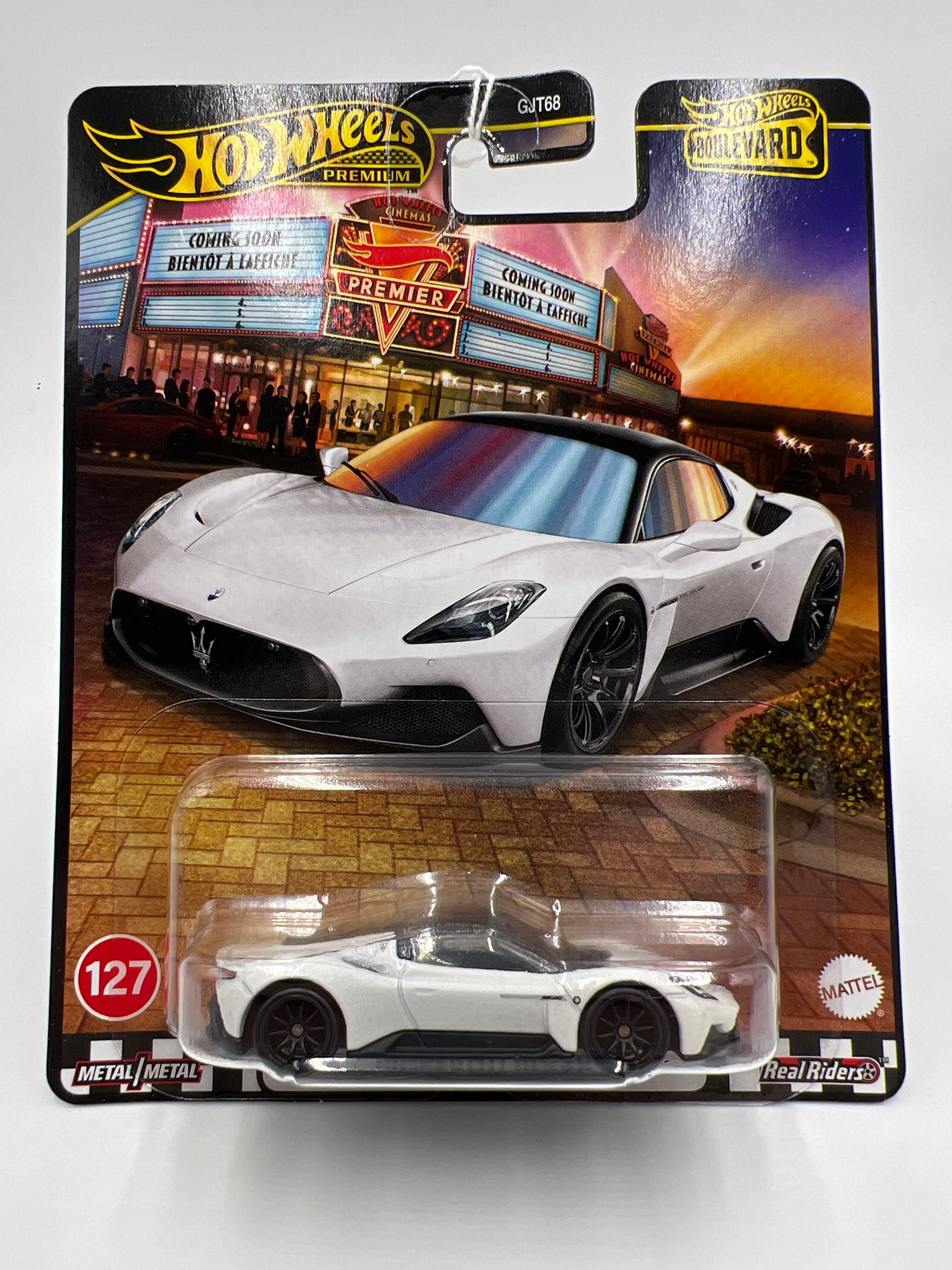 2025 Hot Wheels Premium Boulevard #127 Maserati MC20 White 260F