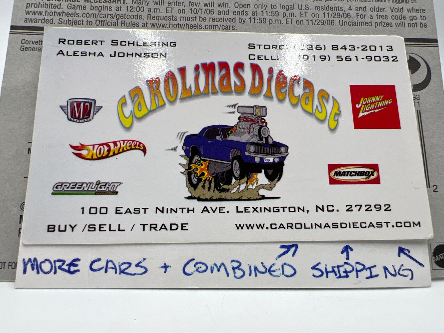 2006 Hot Wheels #154 Kmart Exclusive Corvette C6 Blue 240C