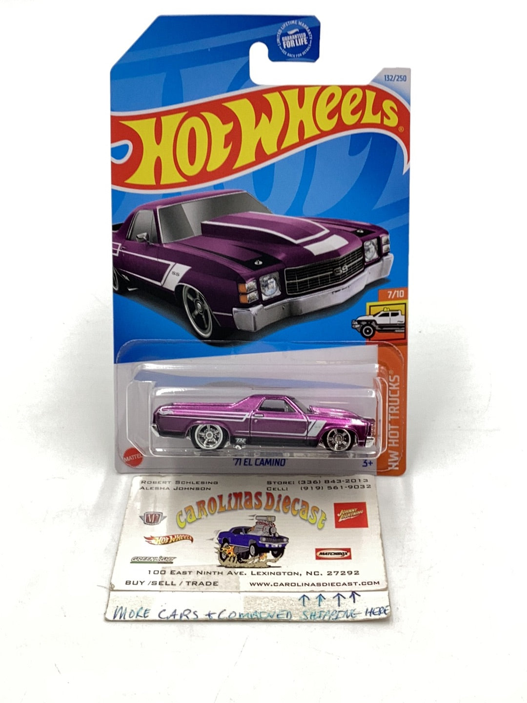 Hot Wheels 2024 F Case Super Treasure Hunt #132 72 El Camino with