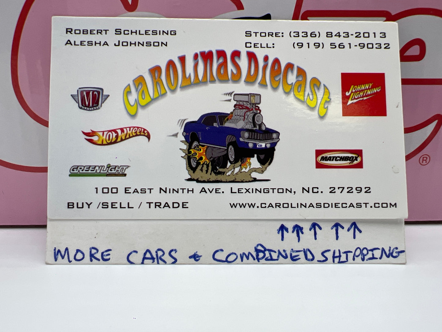 M2 Machines 1/24 Chase 1/750 Cherry Coke 1957 Chevy Bel Air Hardtop Pink WMTS01