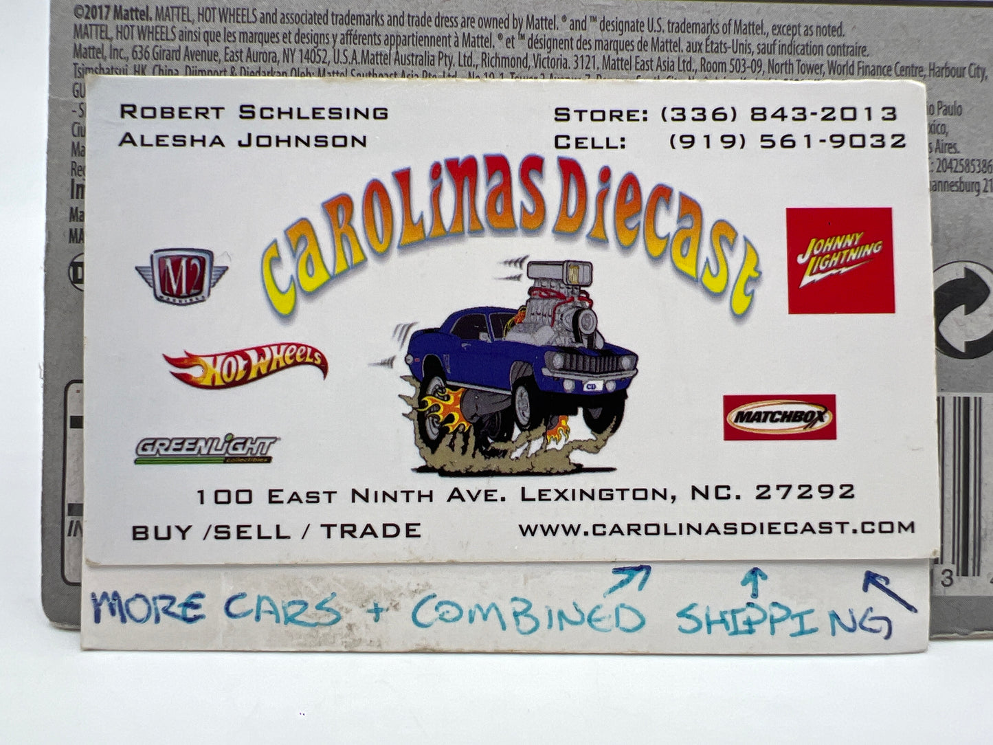 Hot Wheels 2018 Treasure Hunt Batmobile Blue International Card 282A