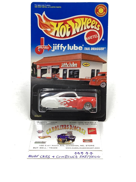 1998 Hot Wheels Jiffy Lube Promo Tail Dragger 23534 with protector