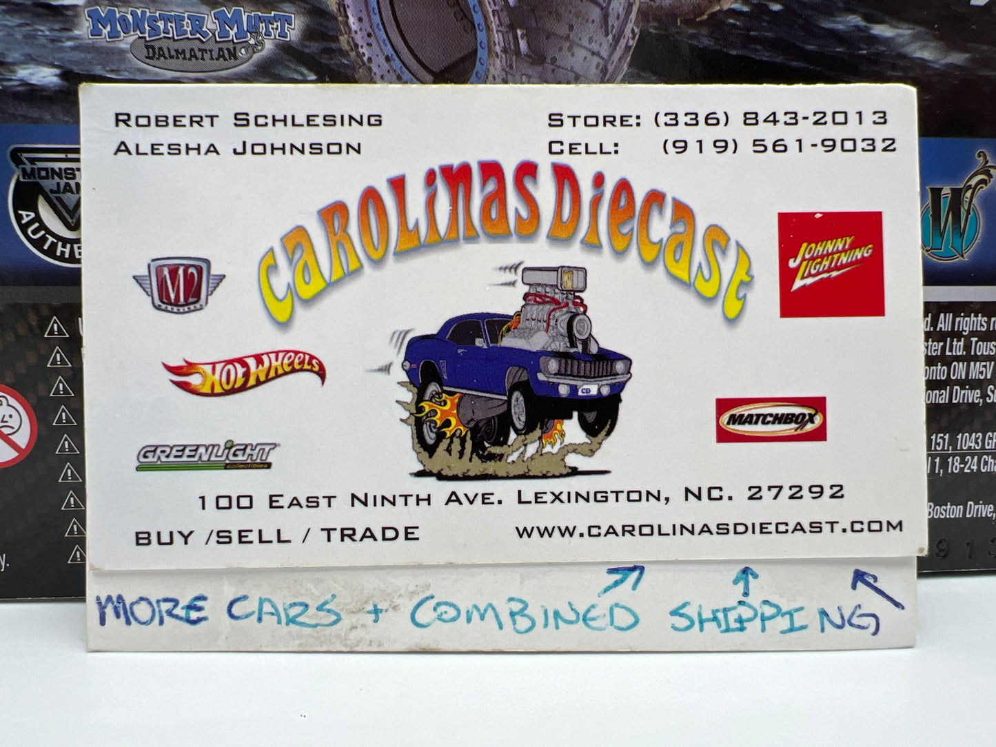 Monster Jam Gears And Galaxies Walmart Exclusive Special Edition Whiplash & Monster Mutt Dalmatian