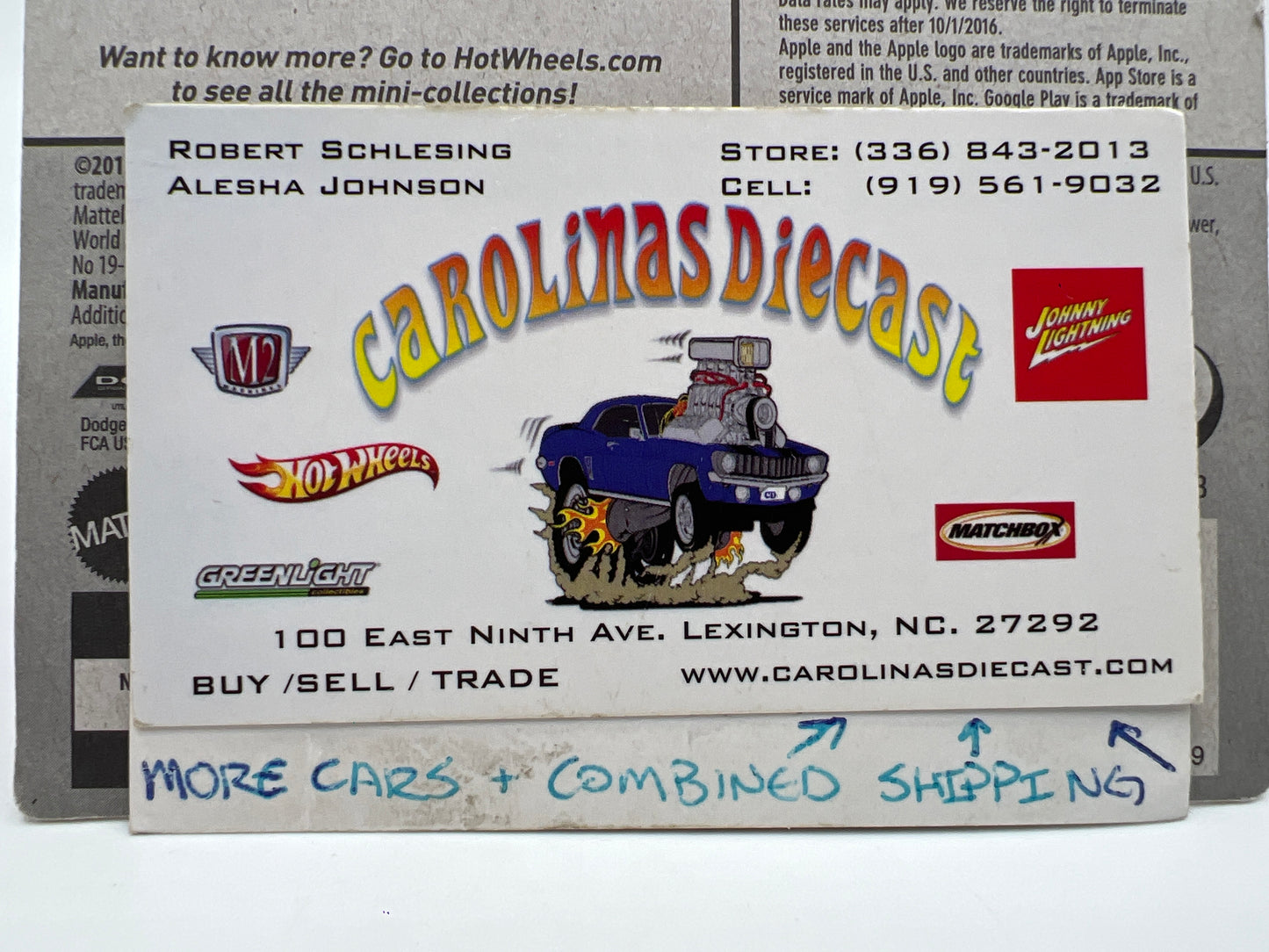 2016 Hot Wheels Treasure Hunt #215 Dodge Charger SRT8 Red 276G