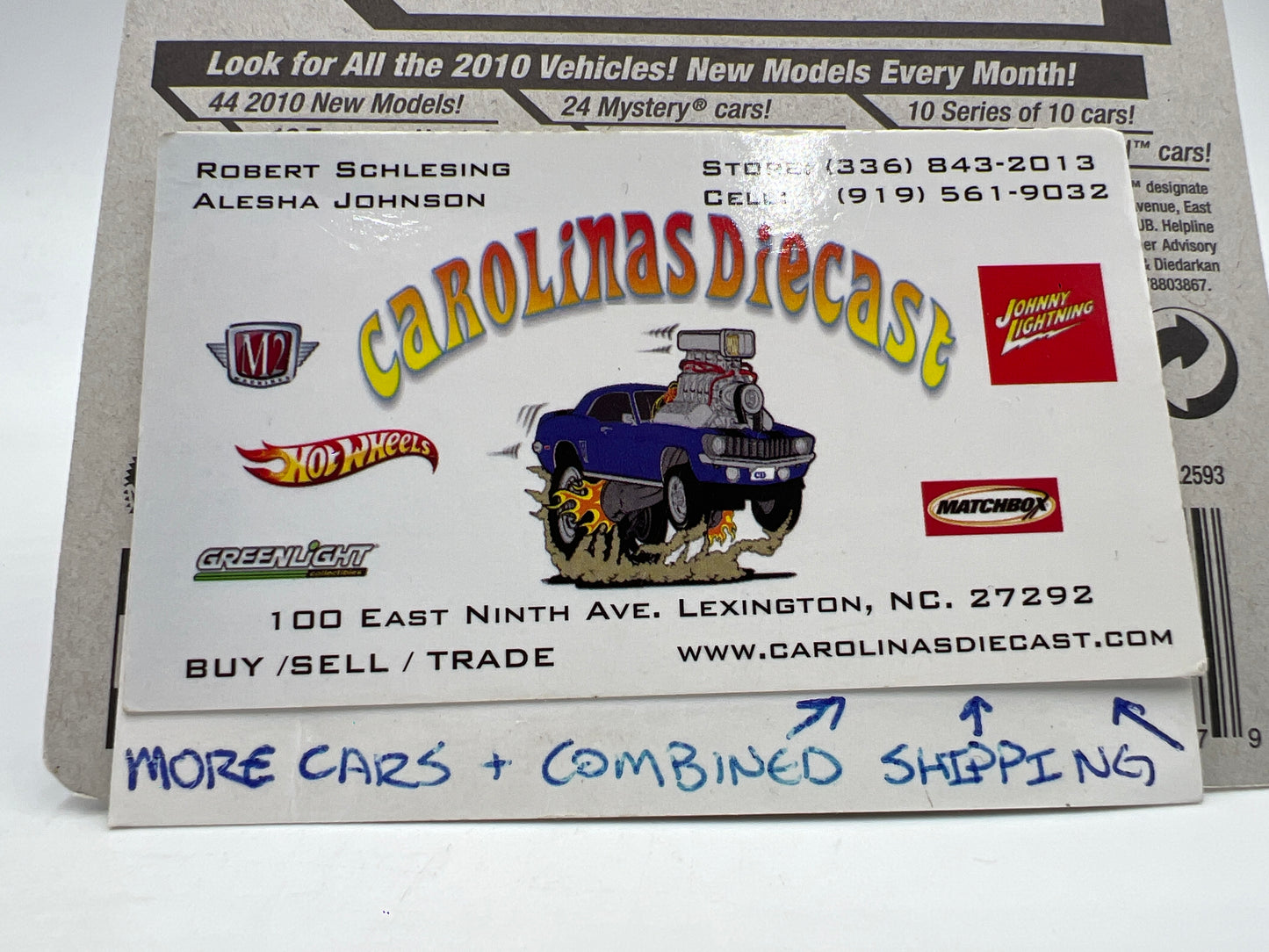 2010 Hot Wheels New Models #14 Porsche 911 GT2 Black Card Not Perfect SR