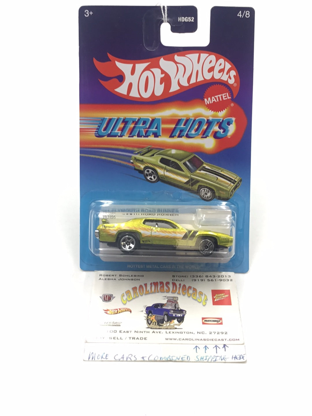 Hot wheels Ultra Hots 71 Plymouth Road Runner 154F – carolinasdiecast