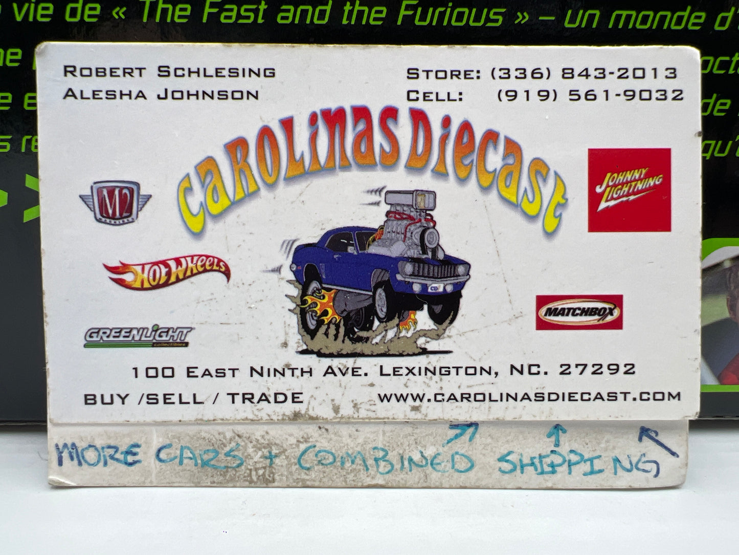 Racing Champions 1/18 Fast & Furious 1969 Yenko Camaro Blue 1/5000 VHTF