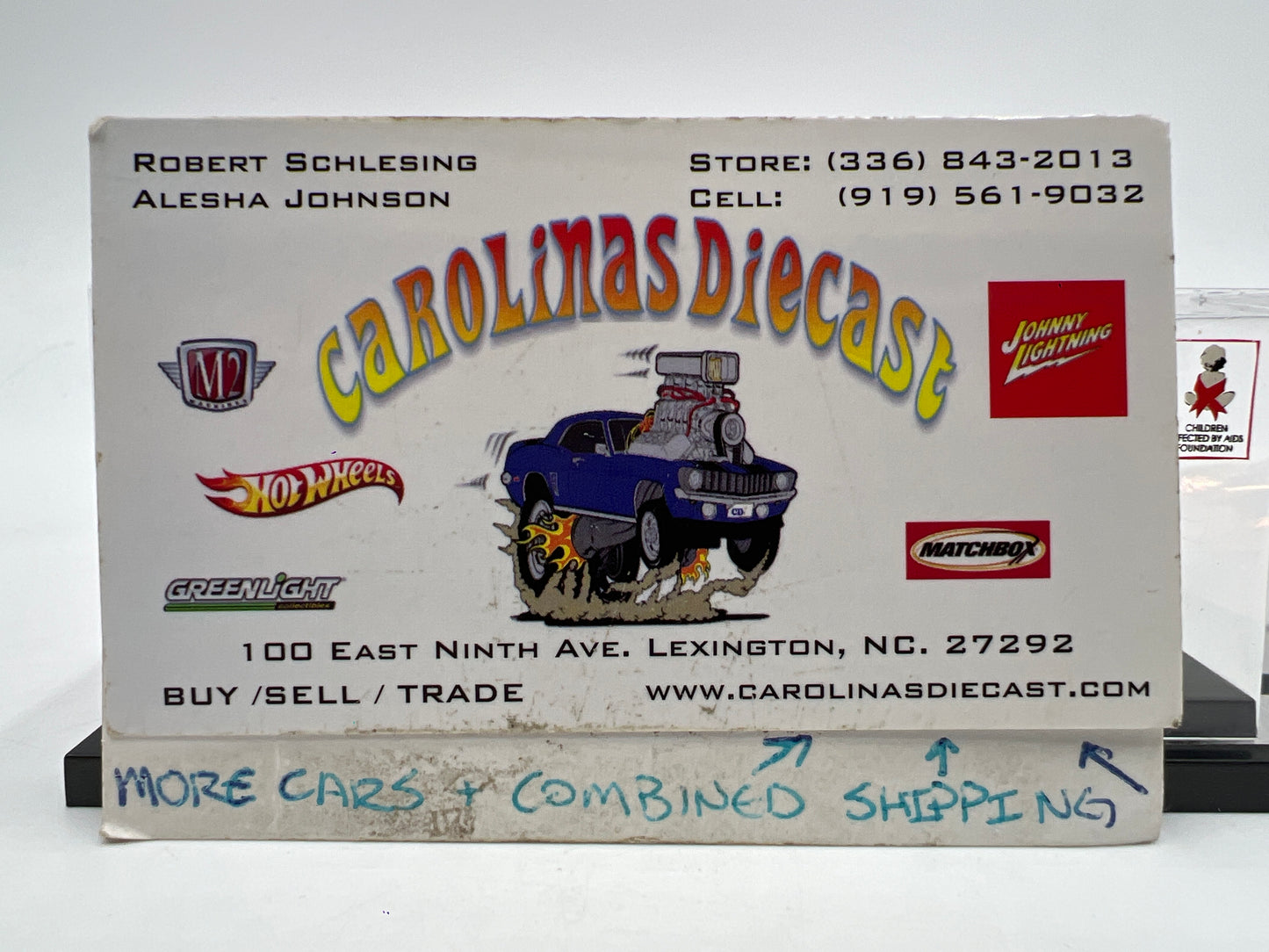 Hot Wheels Dream Halloween 2007 CAAF Charity Car 1941 Willys Copper W/Real Riders