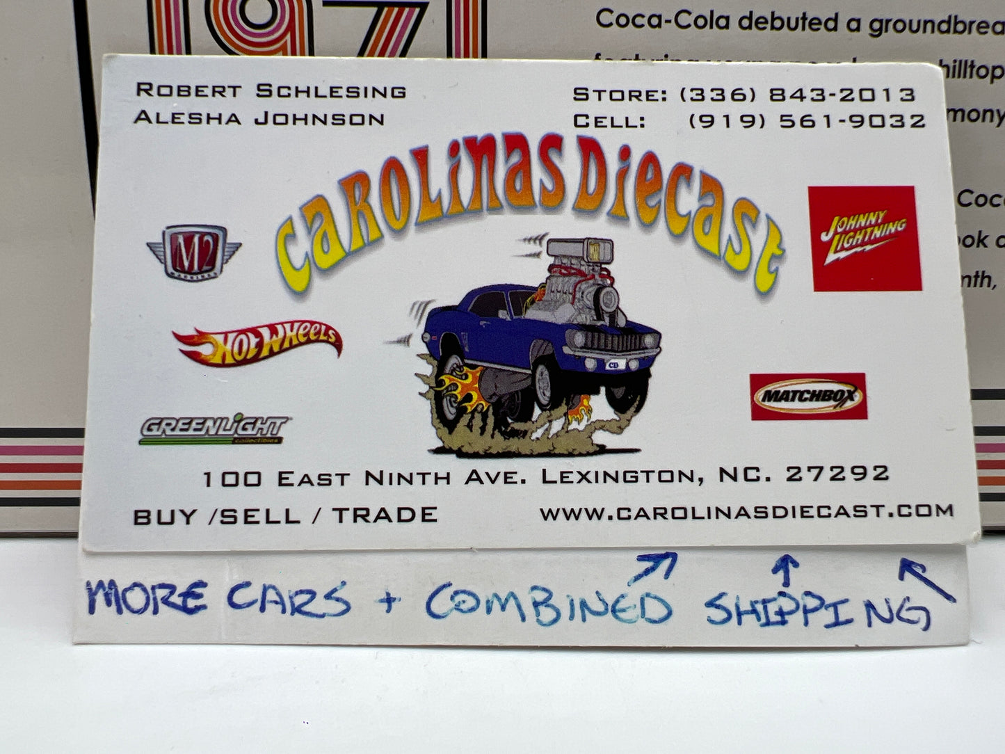 M2 Machines Auto Haulers Coca Cola 1970 Ford C-950 & 1968 Ford Mustang GT UNTY01