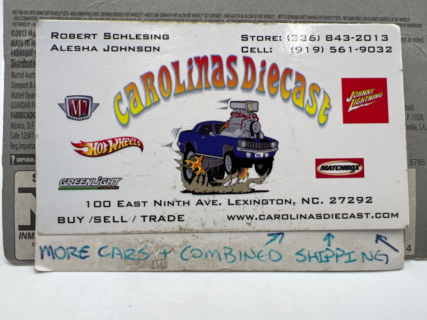 2015 Hot Wheels Short Card Off-Road #120 Toyota Off-Road Truck Red Card Not Perfect