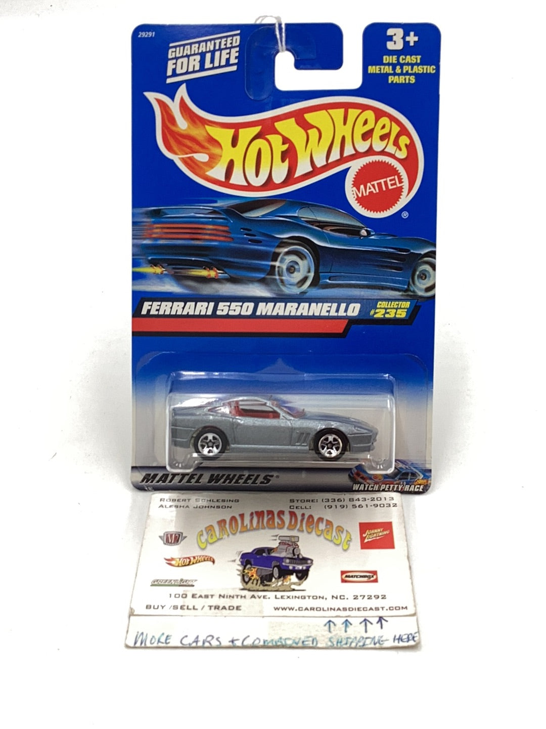 2000 Hot Wheels #236 Ferrari 550 Maranello 99C – carolinasdiecast