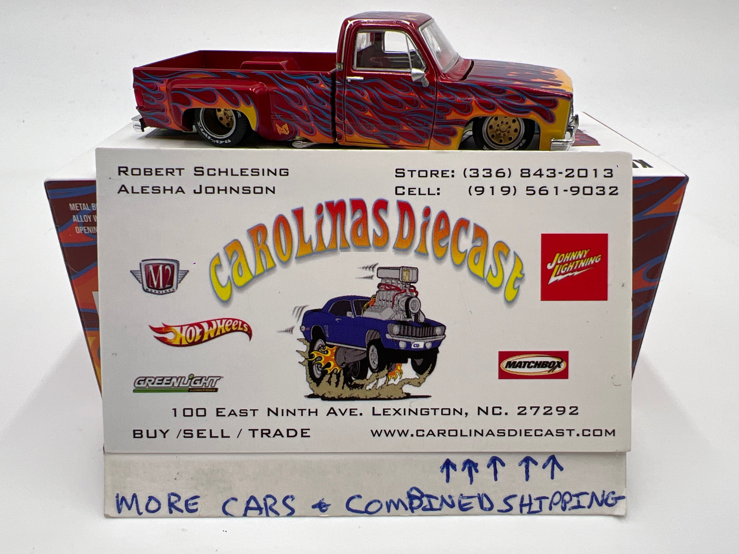 Mini GT x Kaido House #127 Chevrolet Silverado Dually On Fire V1