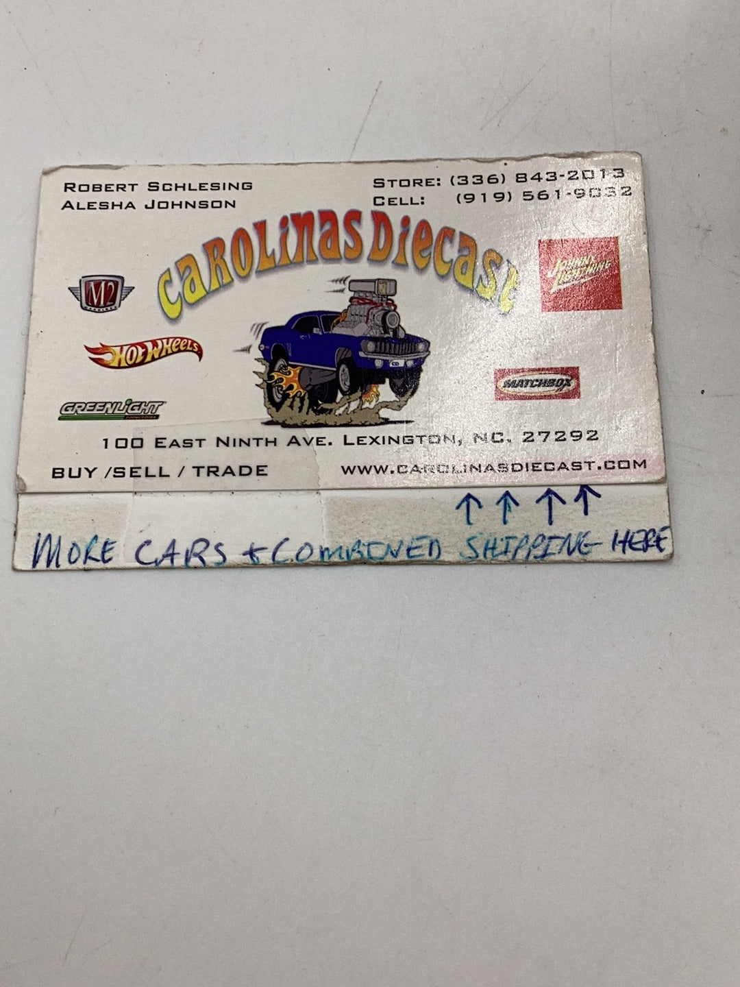 Johnny Lightning 1986 Ford thunderbird stock car White Lightning