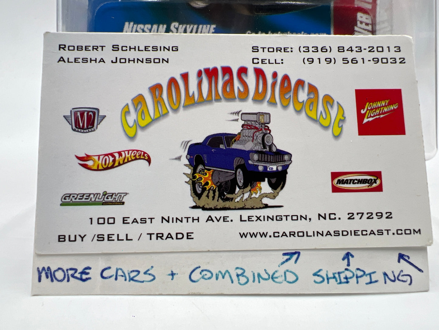 2008 Hot Wheels Web Trading Cars #81 Nissan Skyline Black W/Protector