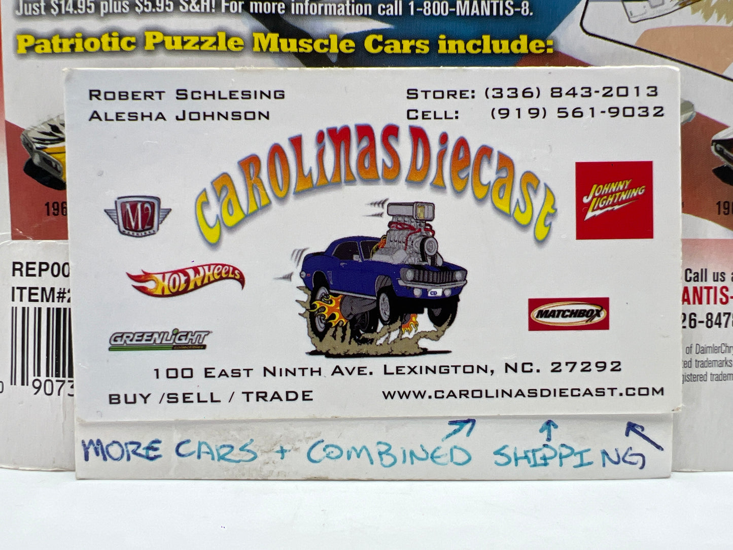 Johnny Lightning Mopar Muscle Magazine 1969 Dodge Charger R/T Green Bad Card 220F