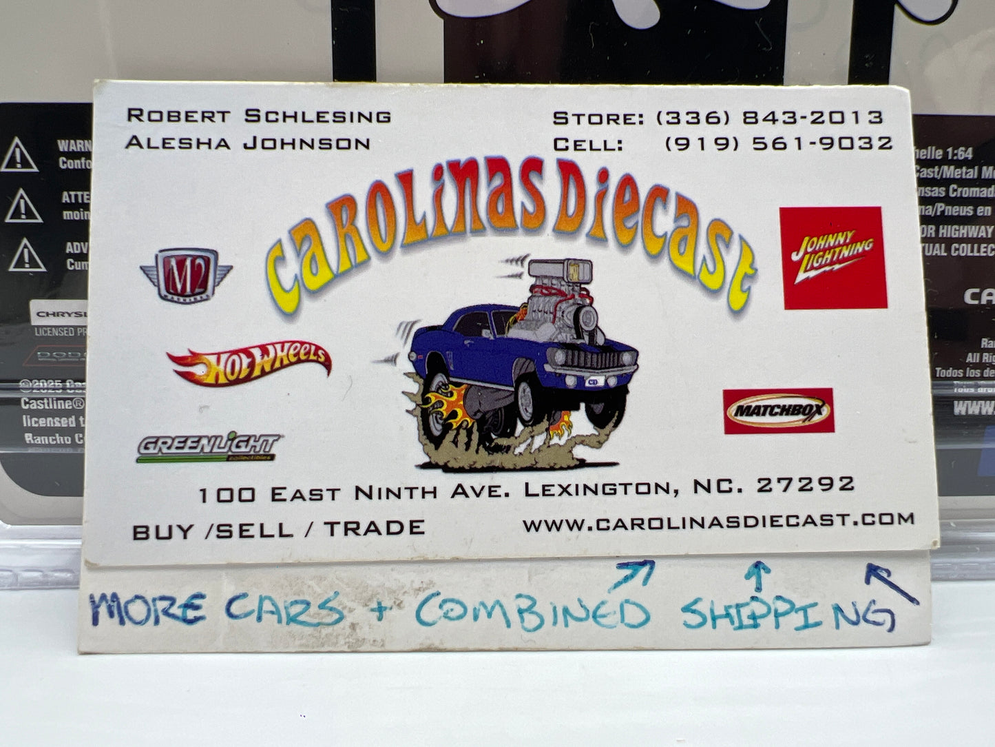 M2 Machines Diorama CHASE 1971 Dodge Challenger R/T Green R13