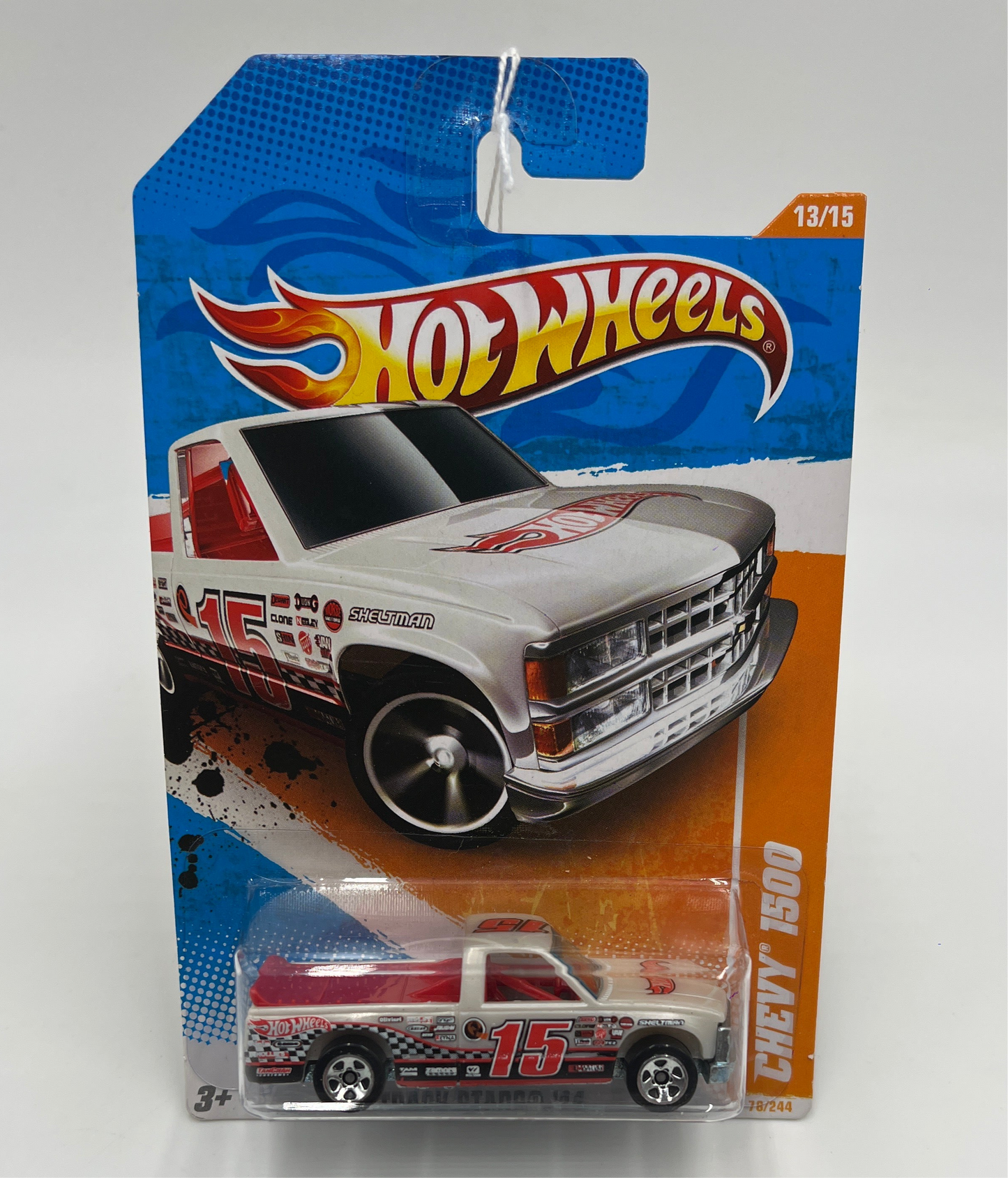 2011 Hot Wheels Track Stars #78 Chevy 1500 White 13B