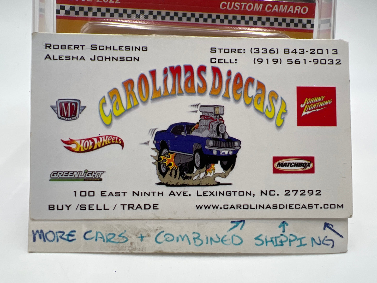 2022 Hot Wheels RLC 2002-2022 Custom Camaro W/Protector