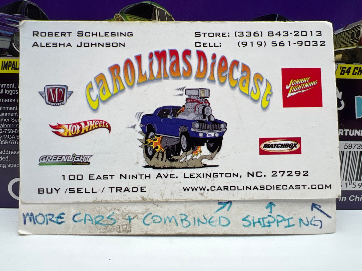 MGA Car Tuned Series 1 Show Glow Lowriders #5 61 Chevy Impala Sport Coupe Purple/Blue