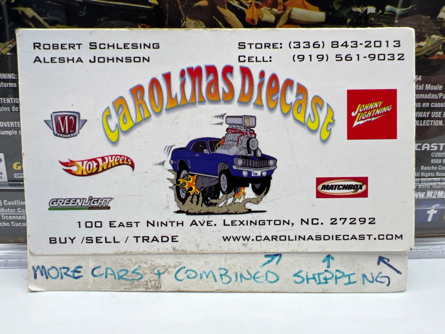 M2 Machines Diorama 1968 1/2 Mercury Cougar R-Code R11 195F