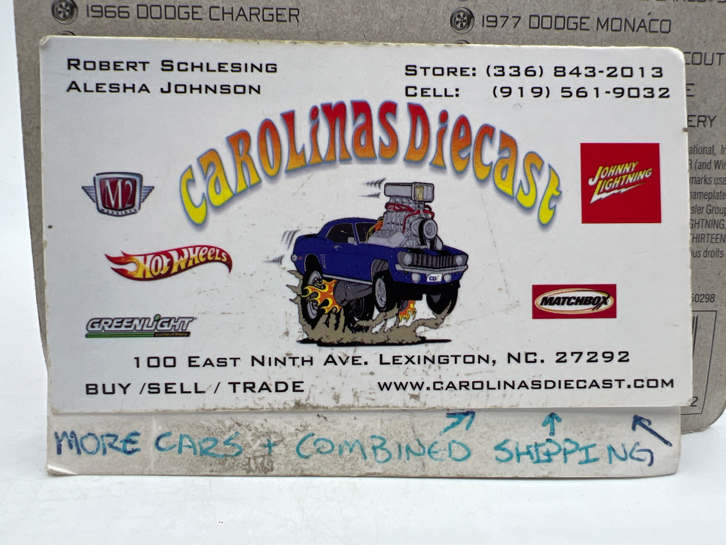 Johnny Lightning Small Card 1969 Lincoln Continental Black 217C