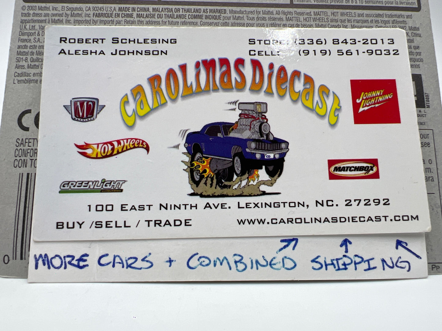 2003 Hot Wheels T-Hunt #9 Cadillac Eldorado Brougham 1957