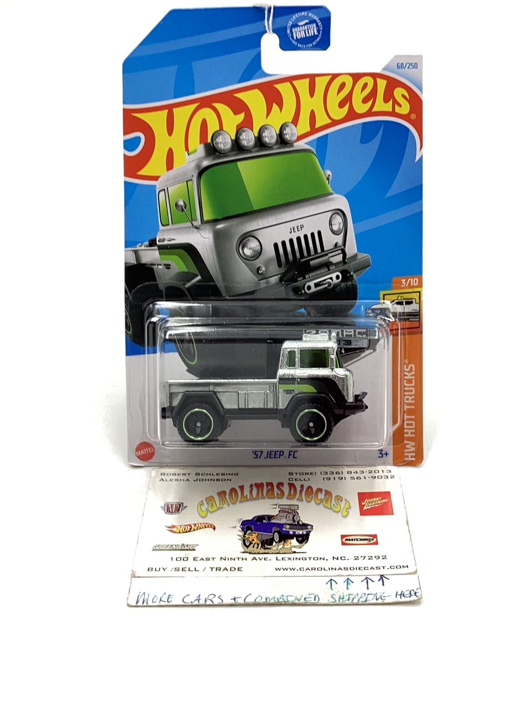 2024 Hot Wheels #68 57 Jeep FC Zamac #3 145A – carolinasdiecast