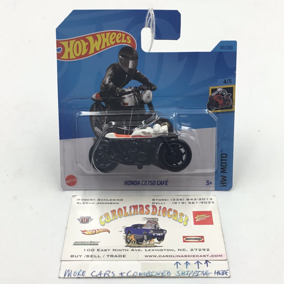 2023 hot wheels N Case #141 Honda CB750 Cafe Short Card 78B