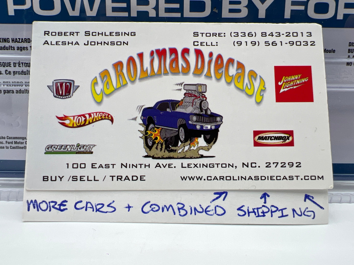 M2 Machines CHASE Ramp Truck Cobra Racing Team 1966 Ford C-950 Truck Blue