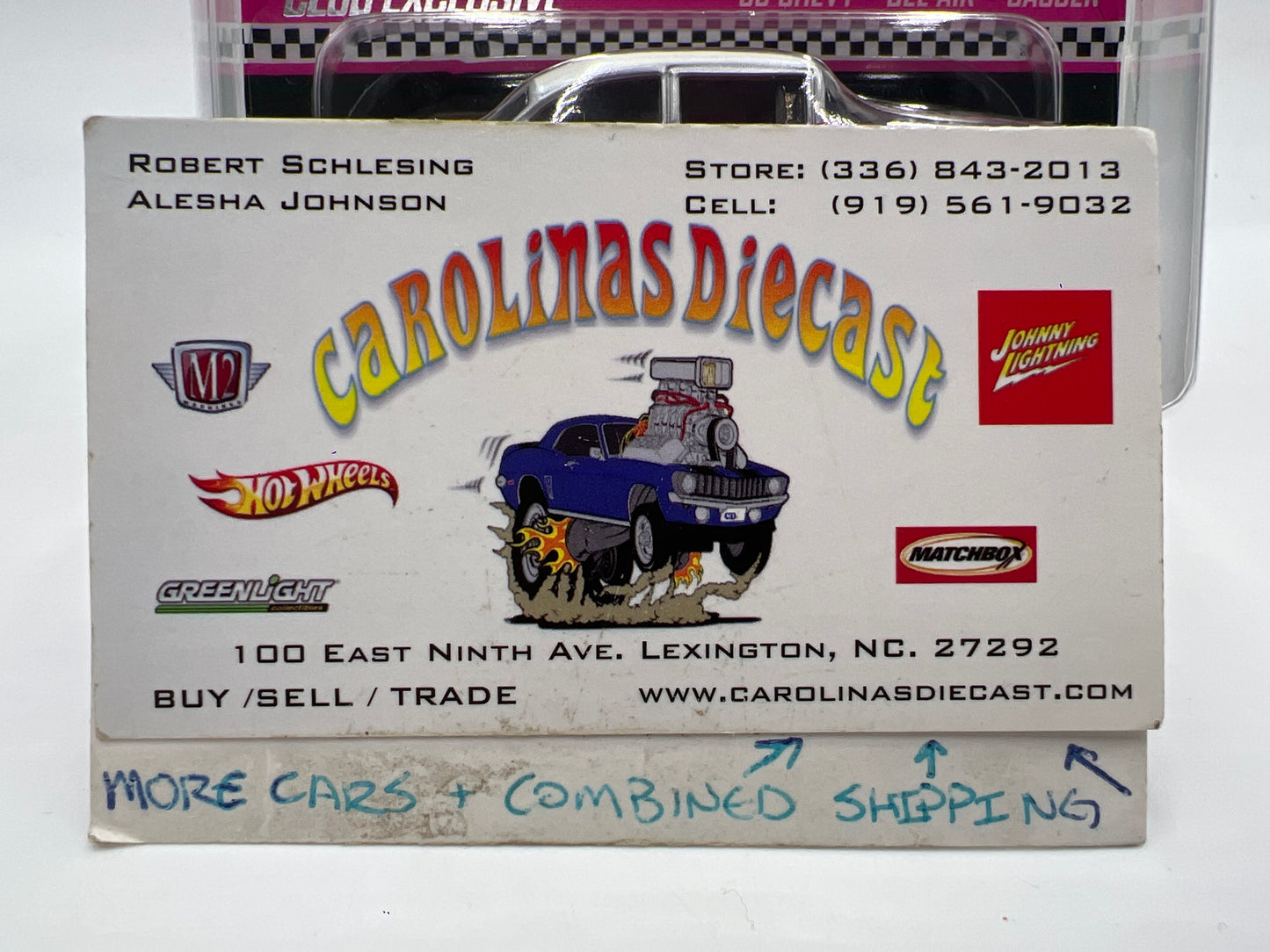 2025 Hot Wheels RLC Club Exclusive 55 Chevy Bel Air Gasser Pink W/Protector