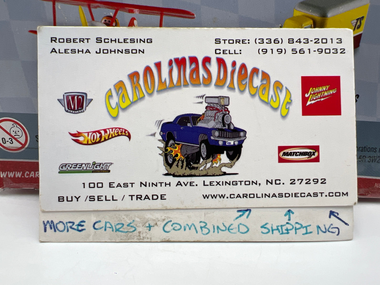 Disney Pixar The World Of Cars Race O Rama #6 Mega Size Barney Stormin 139H