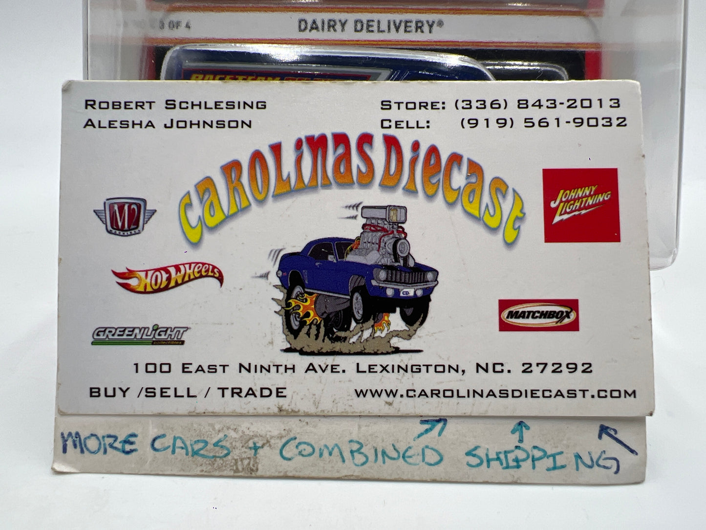 2013 Hot Wheels 27th Annual Collectors Convention CA #1588/2000 Dairy Delivery W/Protector