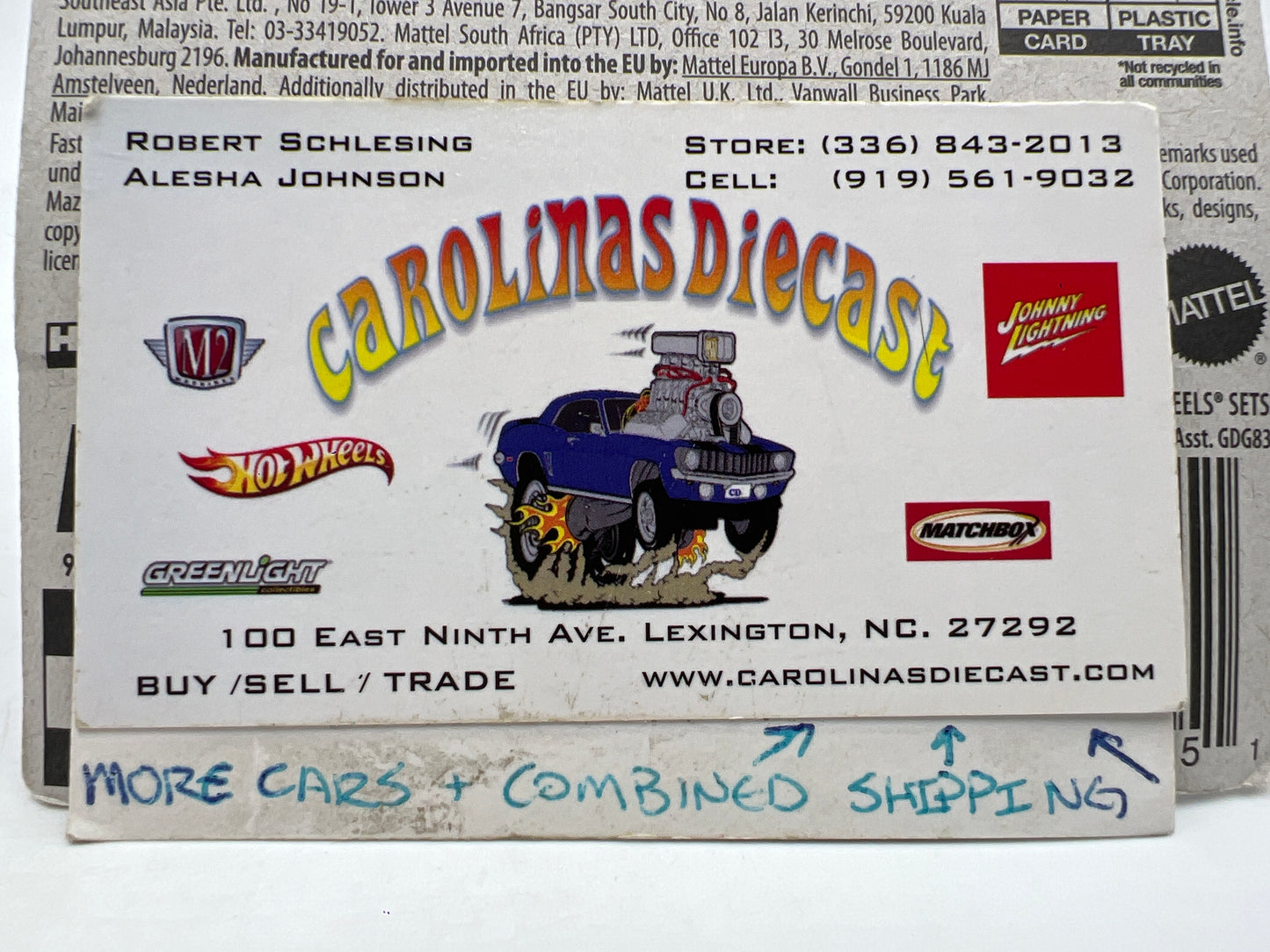 Hot Wheels Fast and Furious #2 95 Mazda RX-7 White 74B