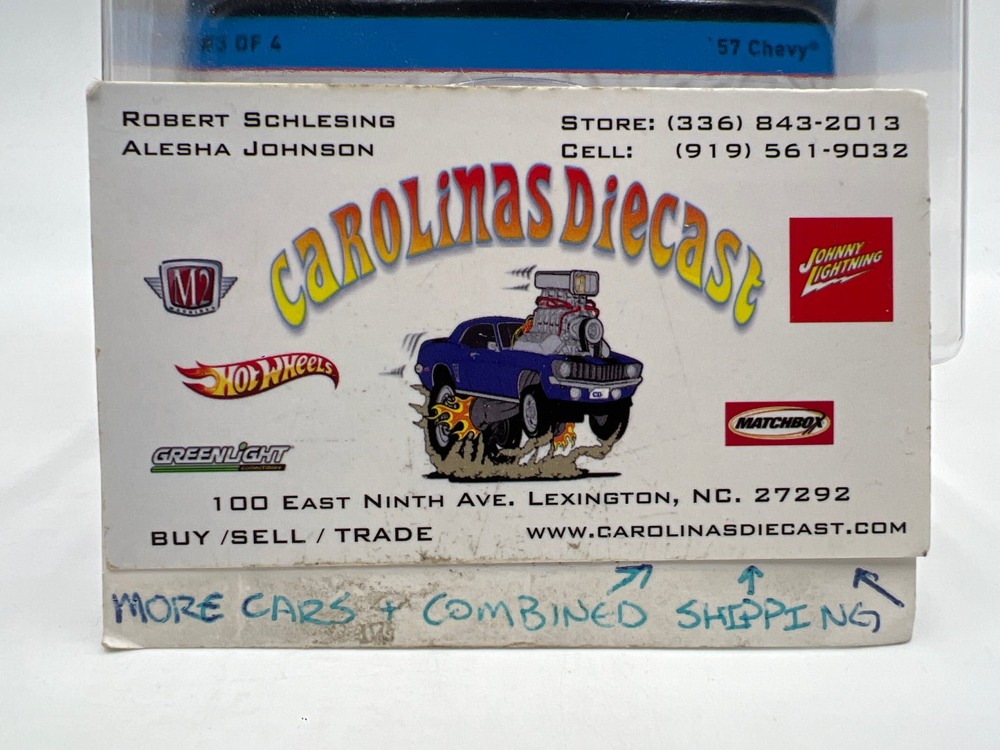 2011 Hot Wheels 11th Annual Collectors Nationals OH #1665/2000 57 Chevy W/Protector