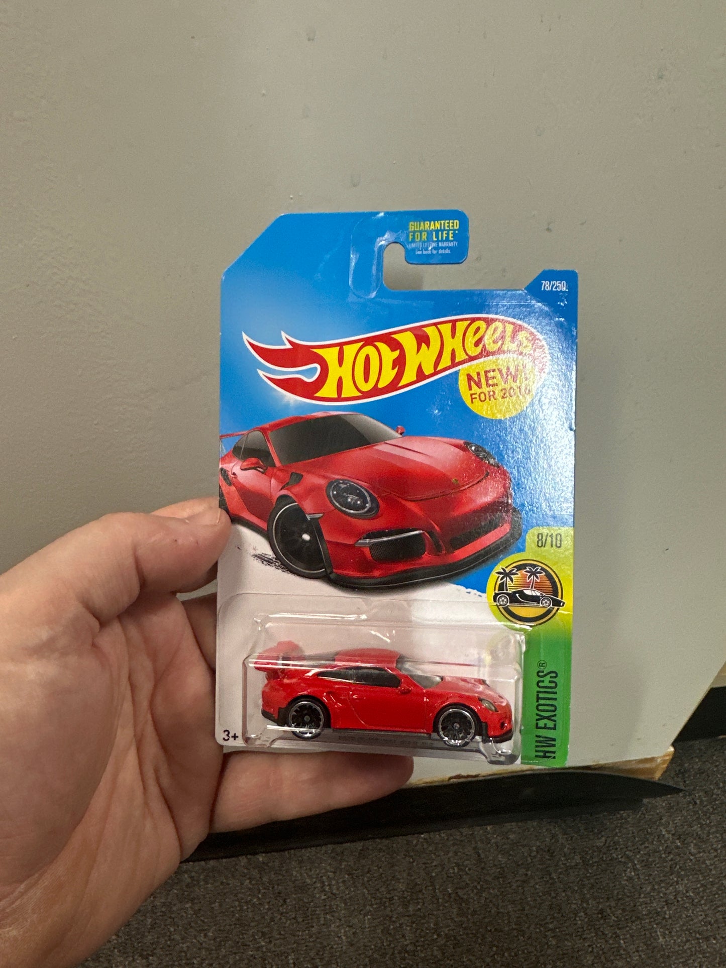 2016 Hot Wheels #78 Porsche 911 GT3 RS Red see last pic 100D